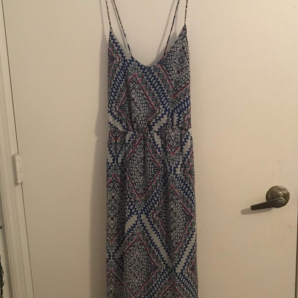 Aztec maxi dress